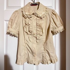 Beige Lolita blouse